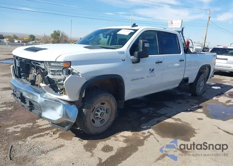 2022 Chevrolet Silverado 2500Hd 4Wd Long Bed Wt z USA, uszkodzony, nr VIN 1GC1YLE7XNF225132